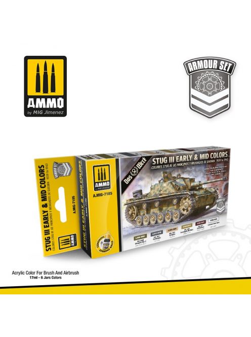 AMMO - Stug Iii Early & Mid Colors 1939 To 1943