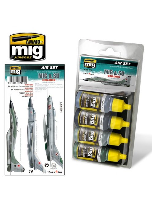 AMMO - Mig & Su Colors Grey & Green Jets