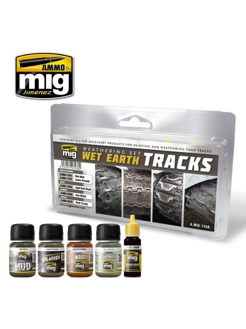 AMMO - Wet Earth Tracks Weathering Set