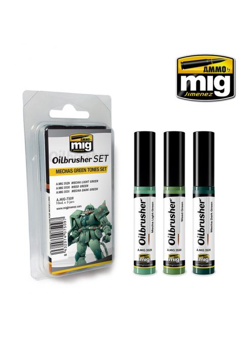 AMMO - Mechas Green Tones Oilbrusher Set