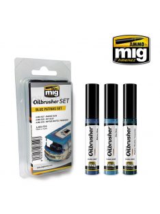 AMMO - Blue Patinas Oilbrusher Set