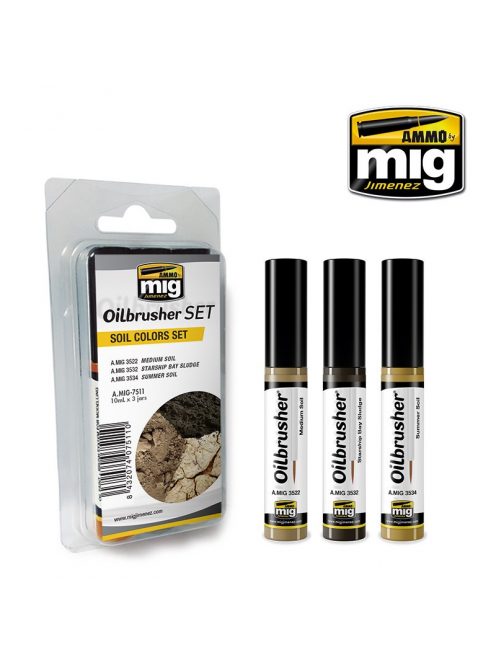 AMMO - Soil Colors Oilbrusher Set