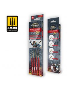   AMMO by MIG Jimenez - AMMO WARGAMING UNIVERSE - Marta Kolinsky Figures Brush Set