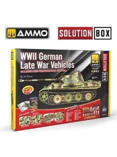   AMMO by MIG Jimenez - SOLUTION BOX 23 – WWII German Late War Vehicles. Colors and Weathering System