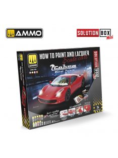   AMMO by MIG Jimenez - SOLUTION BOX MINI 24 - How to Paint and Lacquer Scale Cars - COBRA MOTOR PAINTS