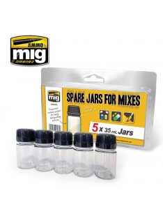 AMMO - Spare Big Jars for Mixes (5 x 35mL jars)