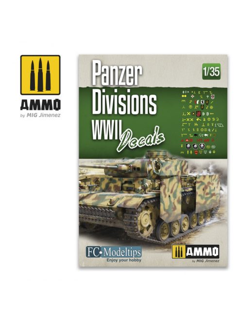 AMMO by MIG Jimenez - Panzer Divisions WWII Decals 1/35  