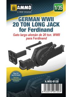   AMMO by MIG Jimenez - 1/35 German WWII 20 ton Long Jack for Ferdinand