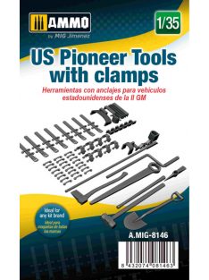 AMMO by MIG Jimenez - 1/35 US Pioneer Tools with clamps