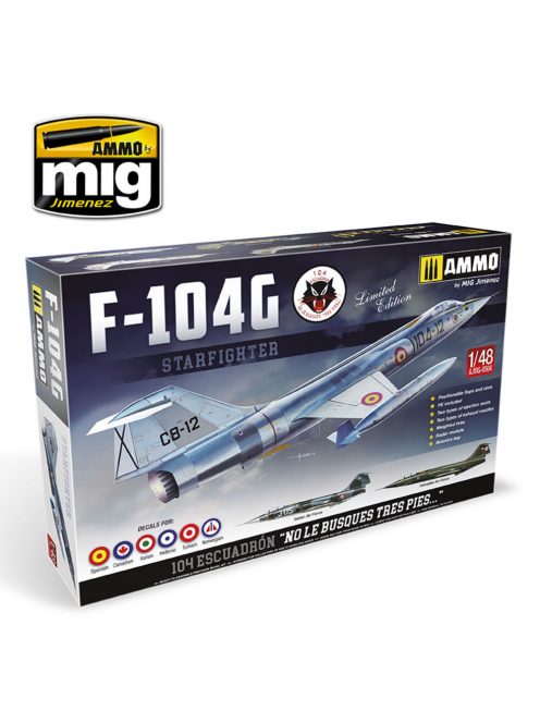 AMMO by MIG Jimenez - 1/48 F-104G Starfighter - Spanish, Canadian, Italian, Greek, Norwegian, Turkish versions