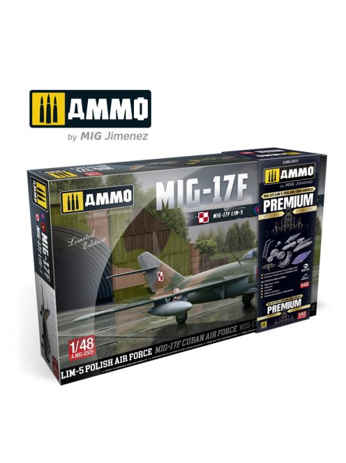 AMMO by MIG Jimenez - 1/48 MiG-17F/LIM-5, Poland-Cuba-Angola Premium Edition