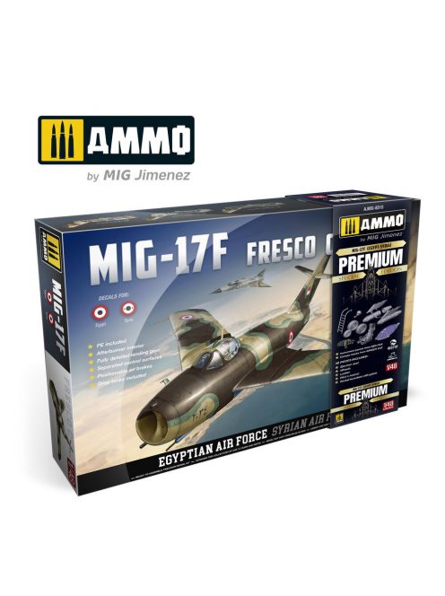 AMMO by MIG Jimenez - 1/48 MIG-17F Egypt - Syria Premium Edition