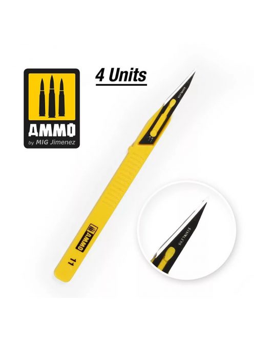 Ammo - Mini Blade Straight – 4 Pcs.