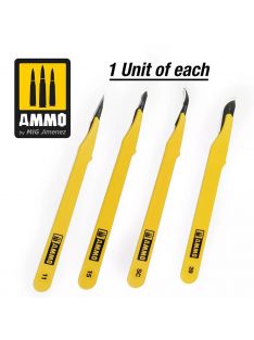   Ammo - Standard Blade Set – 4 Pcs. (1 Standard Blade Straight + 1 Blade Curved +