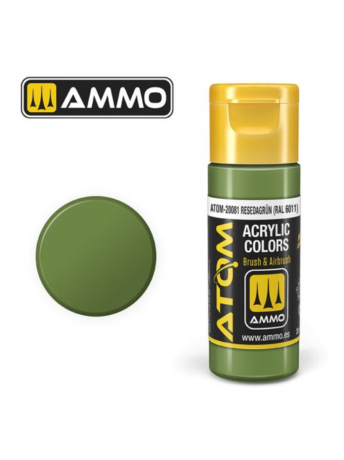 AMMO - ATOM COLOR Resedagrün RAL 6011