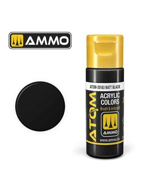 AMMO - ATOM COLOR Matt Black