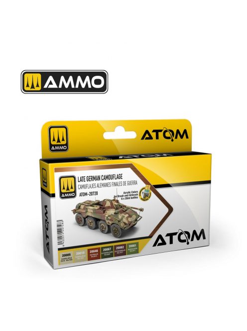 AMMO by MIG Jimenez - ATOM Late German Camouflage Set