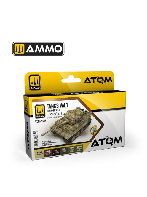 AMMO by MIG Jimenez - ATOM Beginners Set: Tanks Vol.1