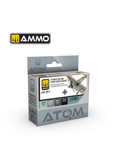 AMMO by MIG Jimenez - ATOM Luftwaffe Mid-War & Night Fighter Aircraft Set