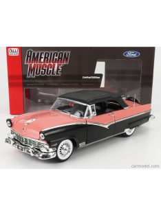   Autoworld - Ford Usa Fairlane Sunliner Cabriolet Open 1956 Black Pink