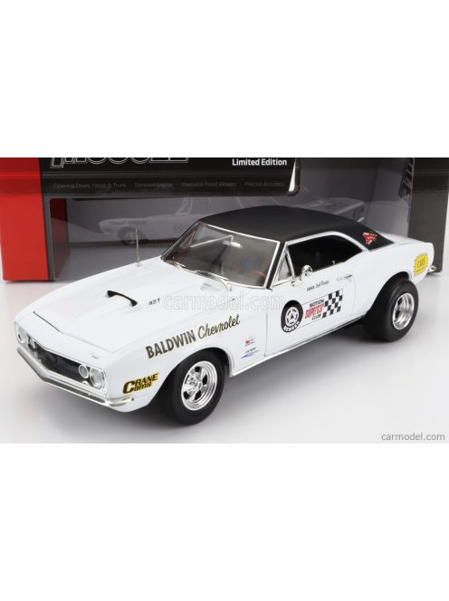 Autoworld - Chevrolet Camaro Ss 427 Baldwin Motion Racing 1967 White Black