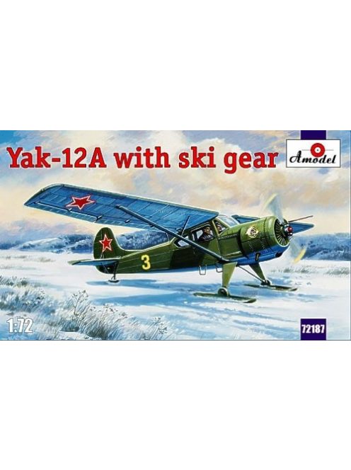 Amodel - Yakovlev Yak-12A with ski gear