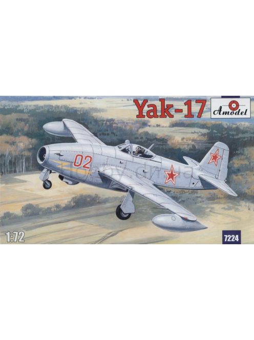 Amodel - Yakolev Yak-17 Soviet jet fighter