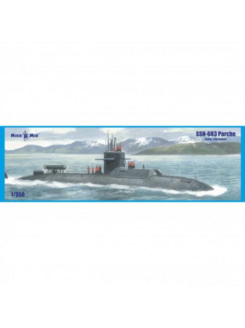 Micro Mir  AMP - SSN-683 Parche (late version) submarine