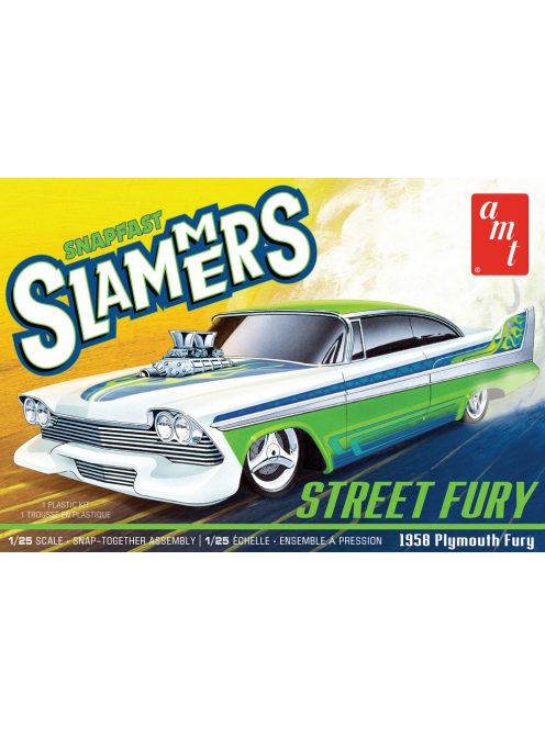 AMT - Street Fury 1958 Plymouth - Slammers SNAP