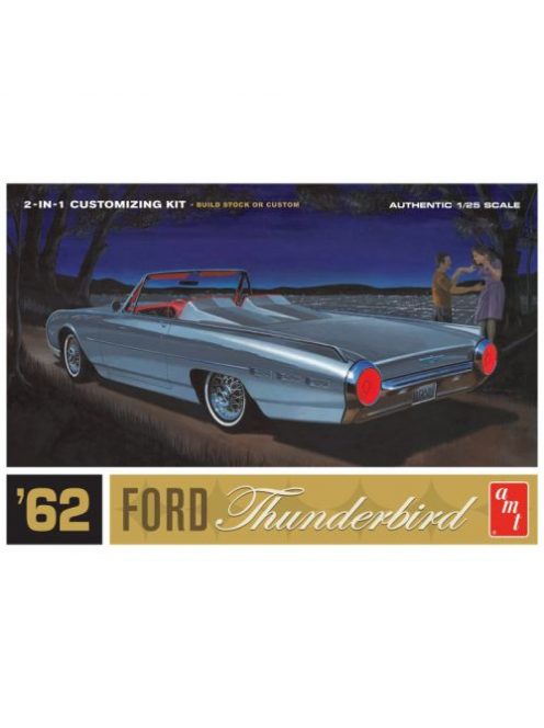 AMT - 1/25 2-IN-1 CUSTOMIZING KIT BUILD STOCK OR CUSTOM '62 FORD Thunderbird INCLUDES NEW PART OPTIONS!