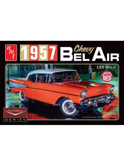 AMT - Chevrolet Bel Air Molded in red Lucinda Lewis Car Culture Diorama