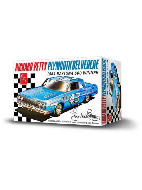 AMT - 1964 Plymouth Belvedere Richard Petty Daytona 500 winner