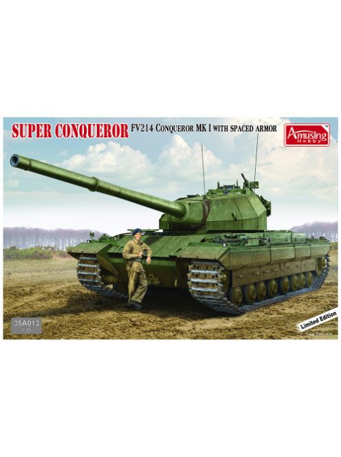 Amusing Hobby - 1:35 Super Conqueror Fv 214 Conqueror Mk I With Spaced Armour