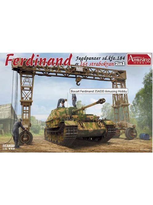 Amusing Hobby - Sd.Kfz.184 Ferdinand & 16t Strabokran