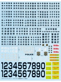   Aoshima - 1/24 Detail Up Parts Metropolis and Districts Decal Eastern Japan