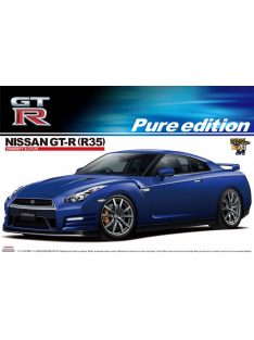 Aoshima - Nissan Gt-R-35 Pure Edition 2012 With Engine