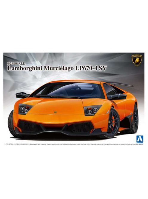 Aoshima - Lamborghini Murcielago LP670-4, plastic modelkit