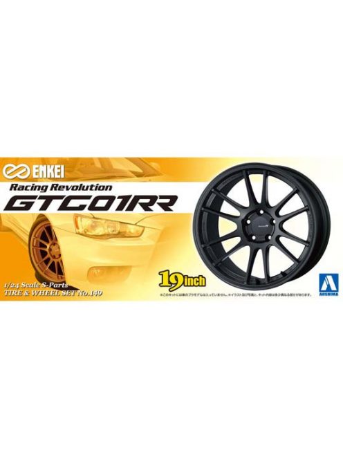 Aoshima - Enkei GTC01RR wheel and tyres set