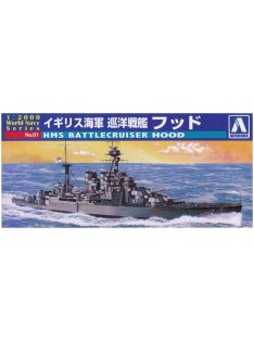 Aoshima - 1/2000 HMS Battlecruiser Hood, plastic modelkit