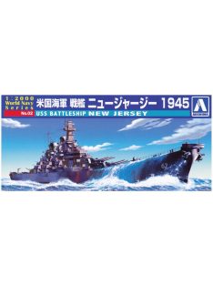 Aoshima - 1/2000 USS Battleship New Jersey, plastic modelkit