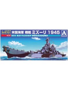 Aoshima - 1/2000 USS Battleship Missouri, plastic modelkit