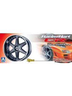 Aoshima - Racinghart Typecr(Gunmetal) wheel and tyres set