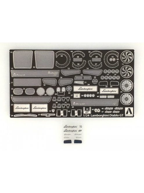Aoshima - Lamborghini Diablo Common Detail-Up Parts