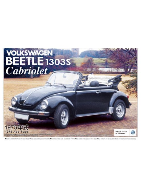 Aoshima - Volkswagen Beetle 1303S Cabriolet 1975