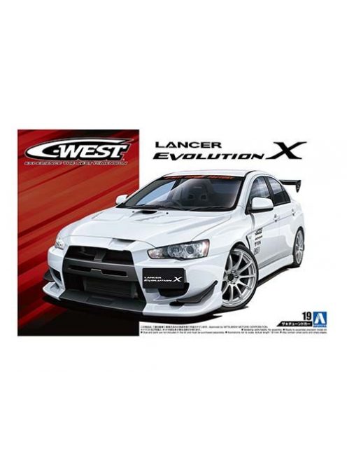 Aoshima - Mitsubishi C-West CZ4A Lancer Evolution X 2007