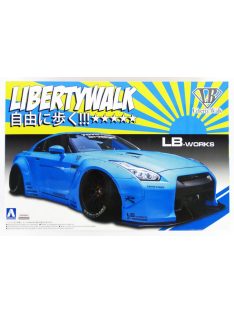 Aoshima - 1/24 LB Works R35 GT-R version 1, plastic modelkit