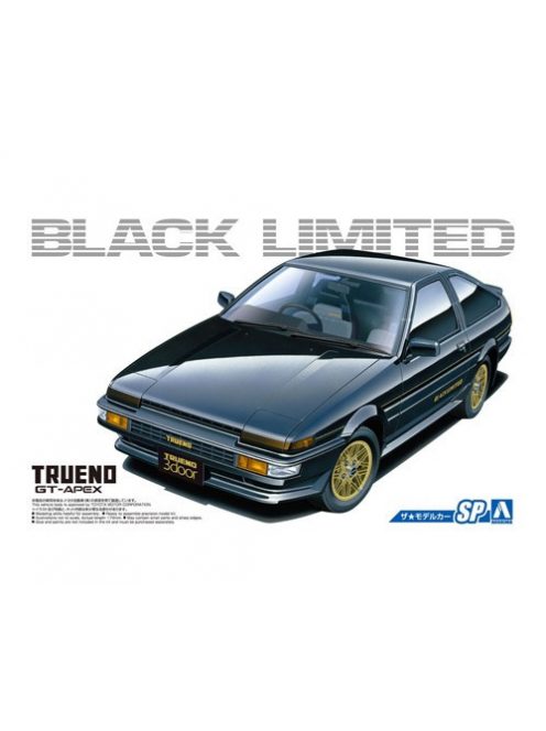 Aoshima - Toyota AE86 Sprinter Trueno GT-APEX Black Limited '86