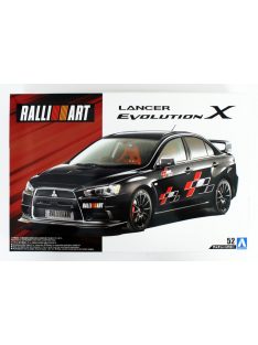   Aoshima - 2007 Mitsubishi Lancer Evolution X Ralliart, plastic modelkit