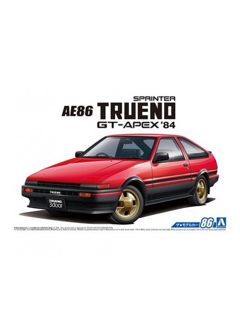 Aoshima - Toyota AE86 Sprinter Trueno GT-APEX '84