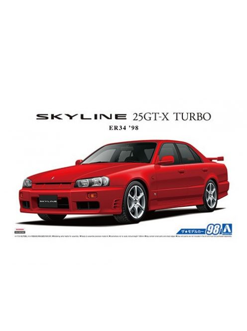 Aoshima - Nissan Er34 Skyline 25Gt-X Turbo 1998